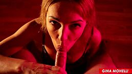 Milf Sucks Cock And Swallows Cum.