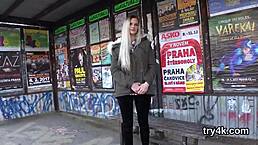 a natural teen with tits gives a pov blowjob and then her twat gets reamed hard by a big cock.