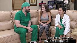 Aria Nicole feels shocked after accidental creampie