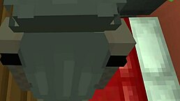 minecraft lesbian sex with a cute girl