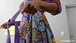 i tricked this innocent ebony beauty with my big dick