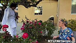 Elias grows powerful but bullies persist; Dee rewards him with big tits and assfucking in glamour scenes.