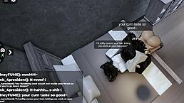 Roblox cum loving slut with big ass ends up soaked in sex