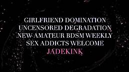 I watch masked slut get handcuffed, whipped, and punished roughly.