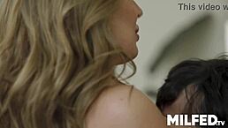 hot step mom wakes her young 18+ stepson to fuck