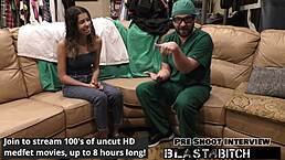 Aria Nicole feels shocked after accidental creampie