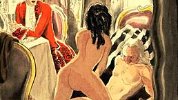 Exploring vintage art pieces from the past