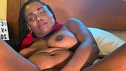 Big Black Tits - Ebony Fucks Herself