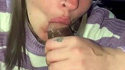 Me rica chúpada que le hago como me encanta llevarla al fondo de mi garganta y que me de toda la lechita