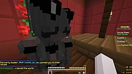 minecraft lesbian sex with a cute girl
