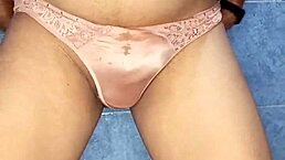 neighbor's panty model dancing in lingerie, want to see her use dildo?