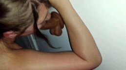 Amateur sucks and fucks until she orgasms