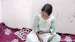 Horny Indian stepmom having sex at home with stepson?