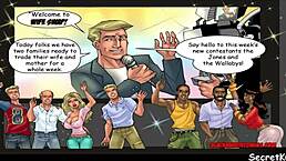 Wife Swap Pt 1 - Sassy Paug Wife Swaped For Big Booty Ebony Wife - Full Swap - Interacial