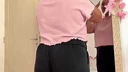 Chubby Girl Farting While Getting Ready For Date