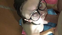 are you sucking or talking? girlfriend's sloppy deepthroat 😈