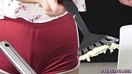 hardcore teen competition blowjob in college game 😎