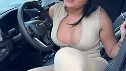 hot asian prostitute fucks police without condom in woods?