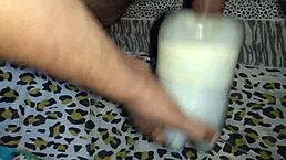 Moroccan amateur gets fucked with a homemade pussy on web chat