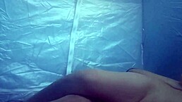 I spent time with my stepsister in the camping tent