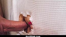 Gorgeous milf natasha nice turns shower into anal with stepson?