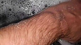 i'm jerking off in the jacuzzi with music, come play with my cock