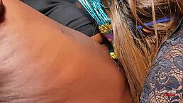 Sisi's Clean Pussy Gets Licked And Fucked By Ebony Lesbian