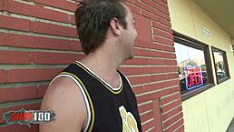 Horny blonde milf fucks big cock!