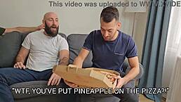 I watch Billie Star take three cocks in her ass