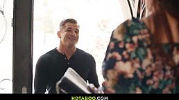 Feeling gagged and bent over in mature taboo