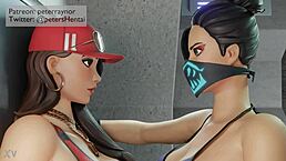 Fortnite Girls Fuck Each Other With Oral And Anal