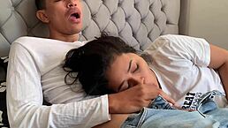 Perverted Stepdad Shoves Cock in My Mouth Until He Cums