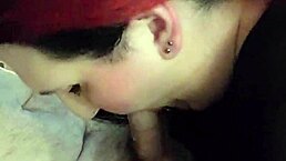 shemale sucks daddy dick gets throat fucked swallows nut