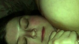 Wife Gets Cum In Face During Slow Motion Handjob With Huge 42F Big Tits