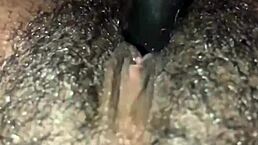 Ebony woman plays with her WET PUSSY