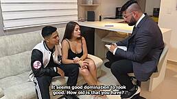 Couples Therapy Turns into Psychologist Fucking Girl in Front of Boyfriend