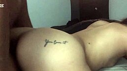 colombian girlfriend takes full dick deep and begs for cum in ass