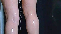 College babes soapy shower big ass bouncing & bubbles