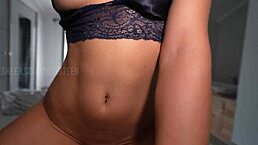 Tanned Stepmom Fights My Morning Erection