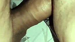 beautiful couple shares homemade phone moments at home