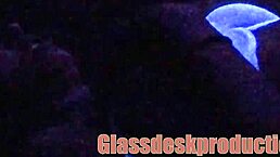 Black-Light Secret Model In Backroom Casting, Rough Oral Sex Behind The Scenes, Wet And Sexy?