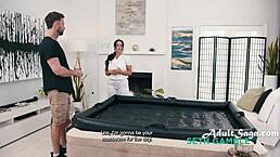 Seth Gamble Fucks Payton Preslee In Nuru