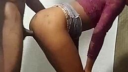 Fucking my friend's slutty sister hard in doggy