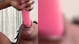 Pregnant black slut says, 'Punish my throat with puke'