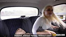 Taxi driver fucks hot blonde gina varney pov