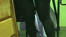 Young man fucks the maid bent over