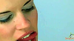 group lesbian fun with strapon and costumes, so hot!