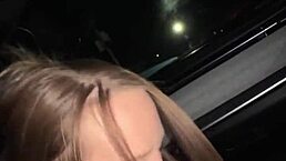 Amateur wife flashes big tits and has toilet fun before getting cock sucked and fucked outdoors