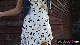 Lovely Nude Blonde Milf Jenessa Dawn Introduces Her Farm And Pussy