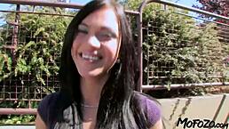 19 year old gets rough treatment from daddy with licking and cum on ass